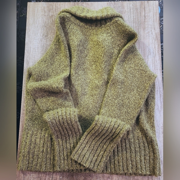 Jones New York Green Cardigan Sweater Cable XL - Picture 4 of 6